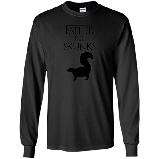 Father of Skunks T-shirt Black