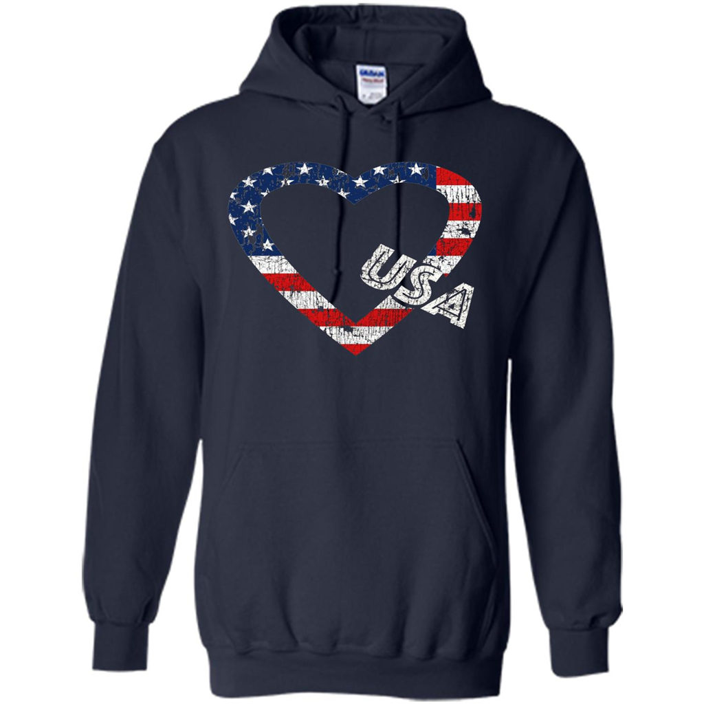 Independence Day T-shirt Love USA Navy
