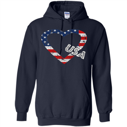 Independence Day T-shirt Love USA Navy