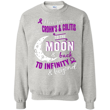 Crohn's and Colitis Awareness T-shirt Ash