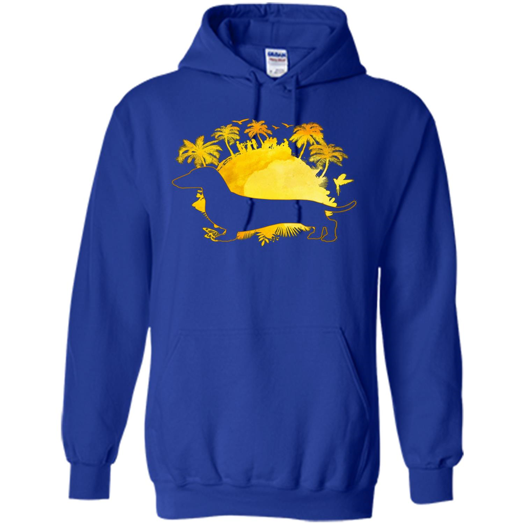 Dachshund T-shirt Dachshund In Summer Royal