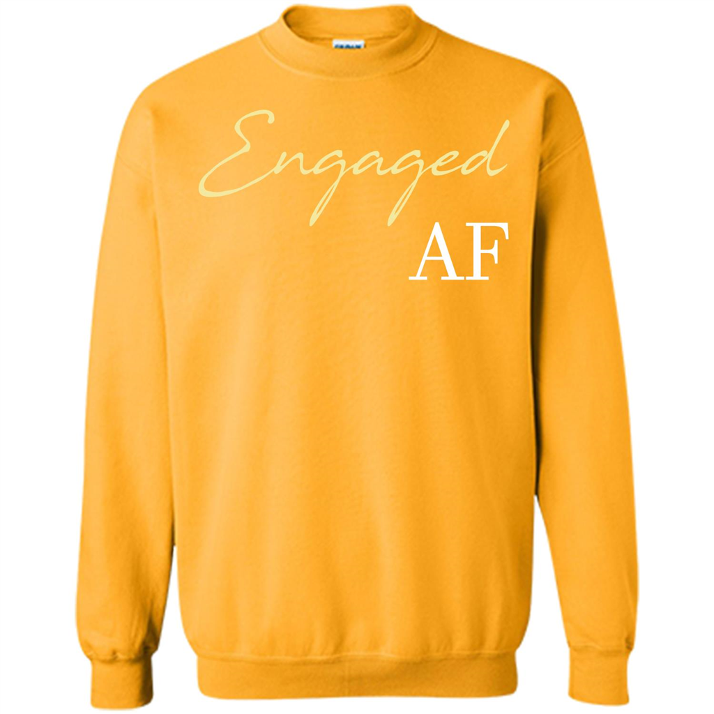 Engaged AF T-shirt Gold