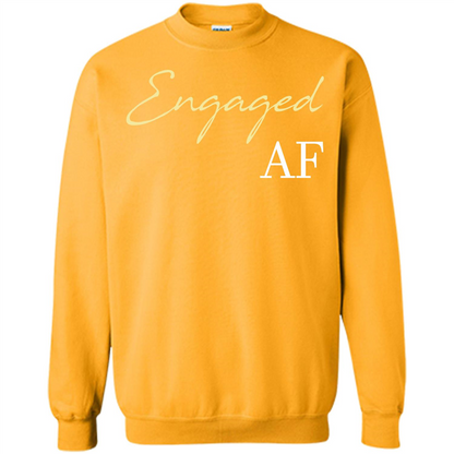 Engaged AF T-shirt Gold