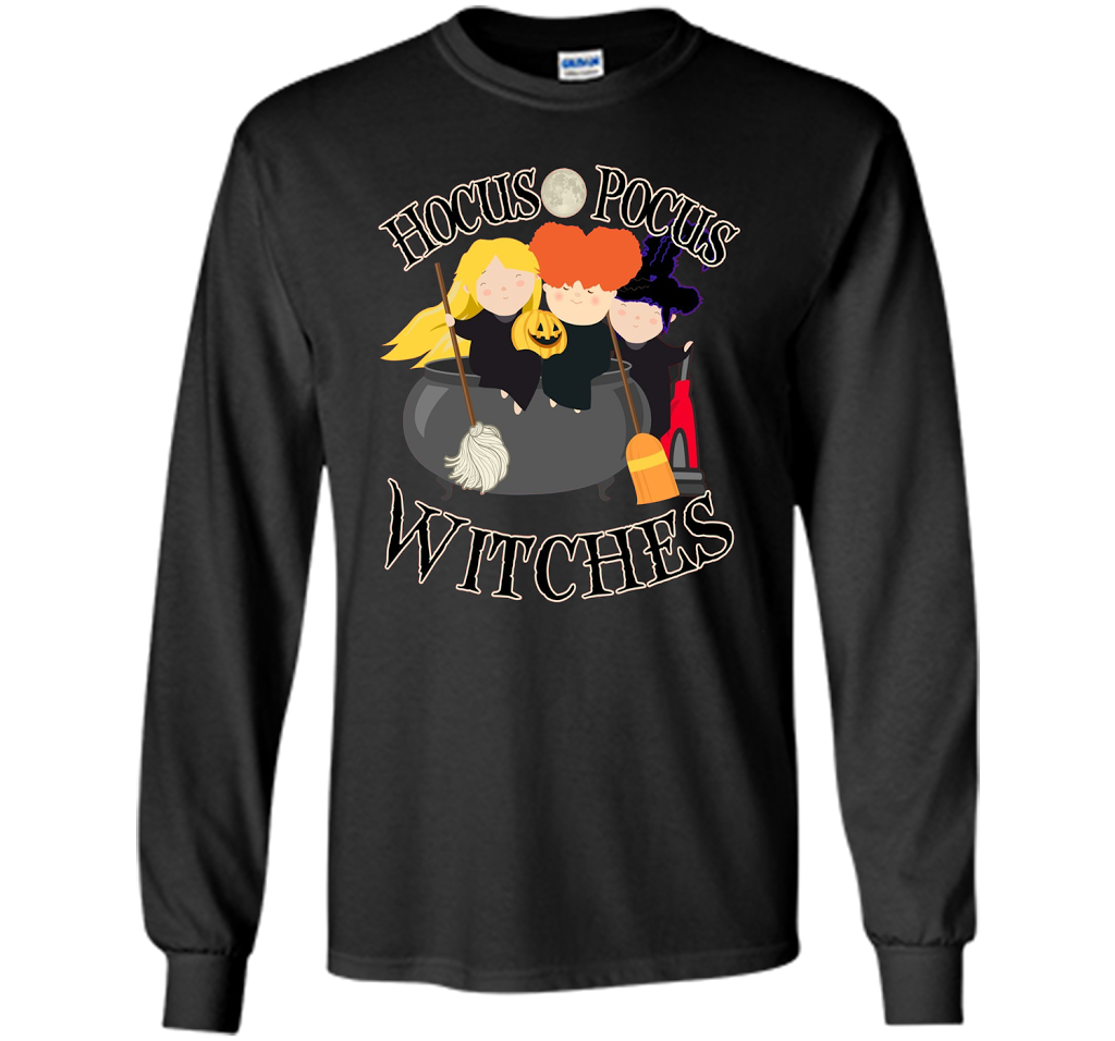 Hocus Pocus Witches Full Moon Cute Halloween October Shirt shirt Black
