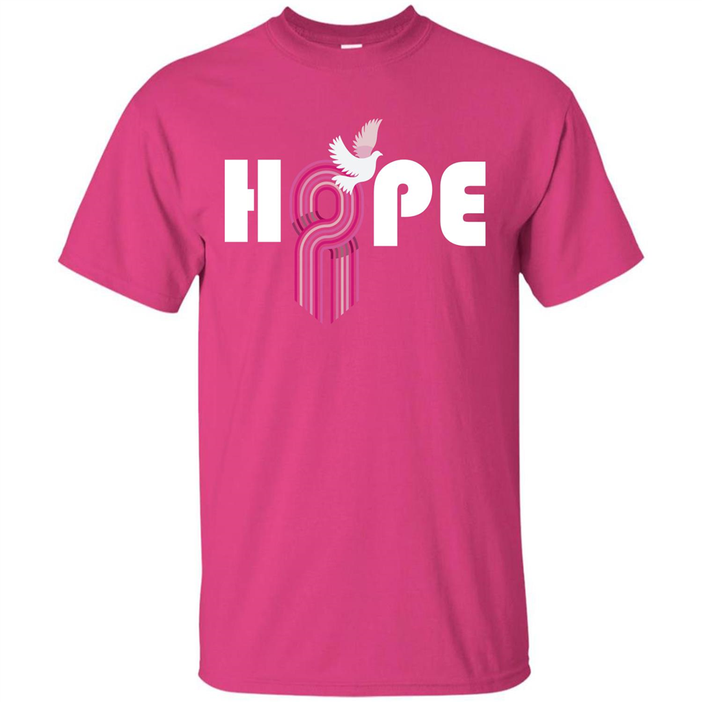Cancer Awareness T-shirt Hope Heliconia