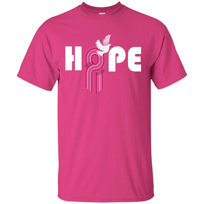 Cancer Awareness T-shirt Hope Heliconia