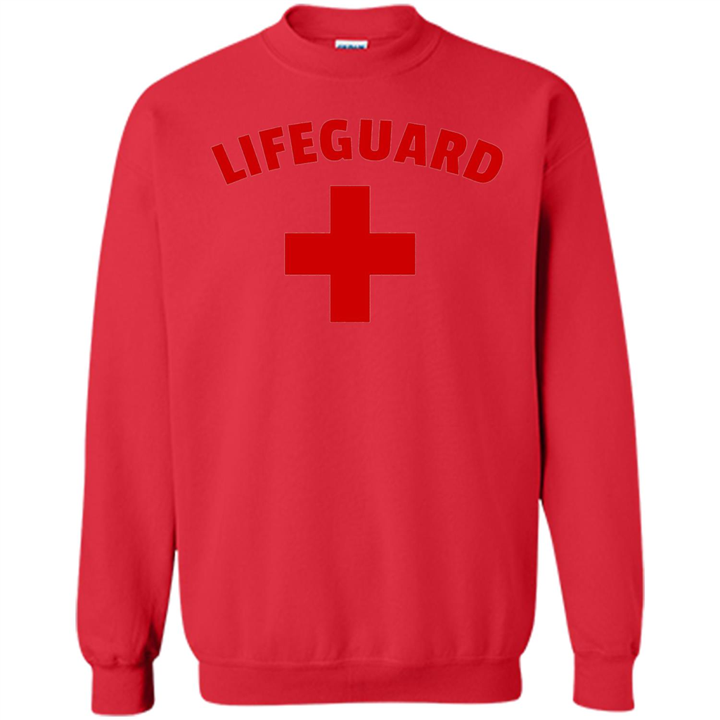 Certified Lifeguard White Red T-shirt Red