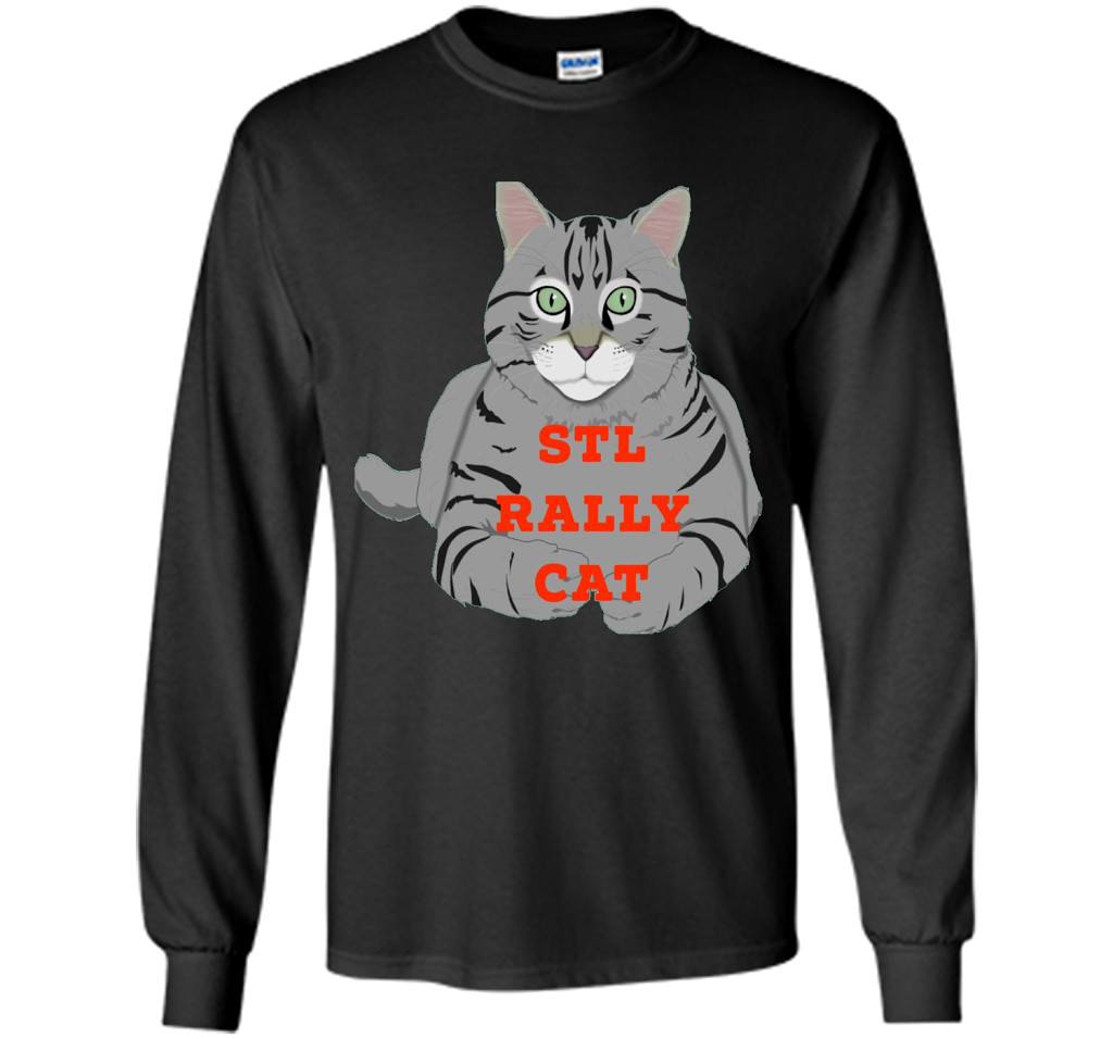 St. Louis Rally Cat T-Shirt t-shirt Black