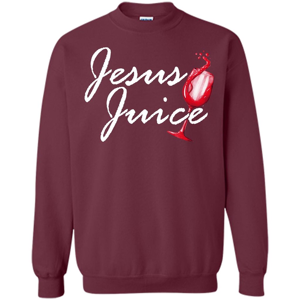 Wine T-shirt Jesus Juice Maroon