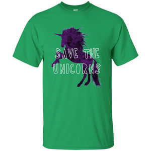 Unicorn T-shirt Save the Unicorns T-shirt