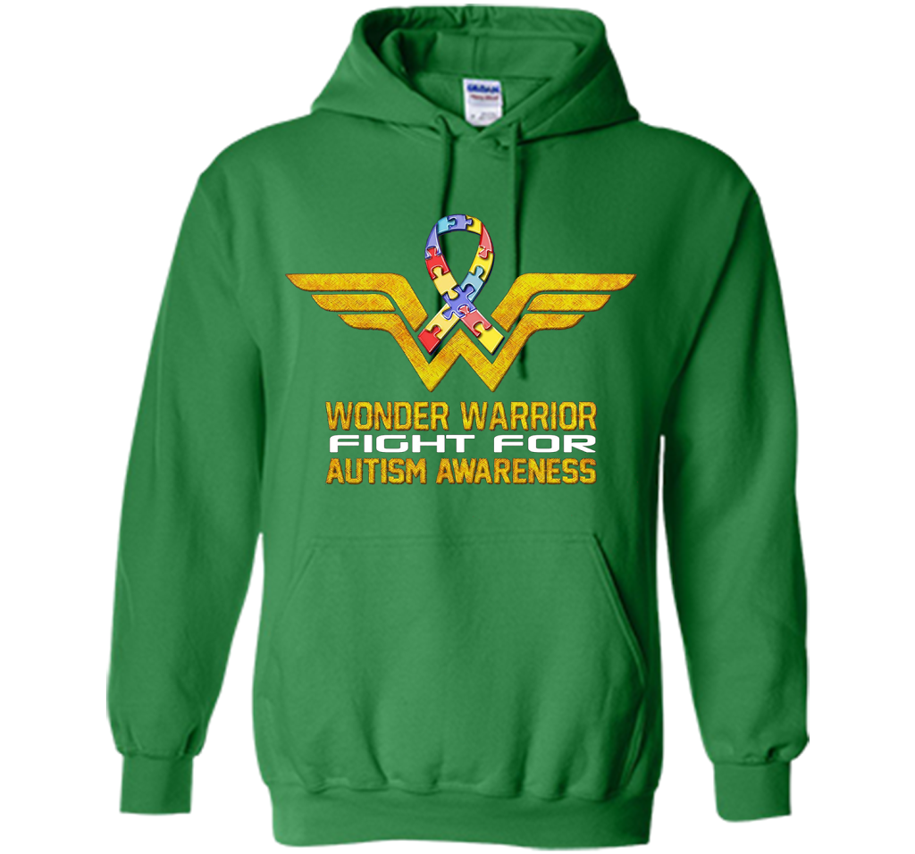 Wonder Warrior Fight For Autism Awareness T-shirt Irish Green