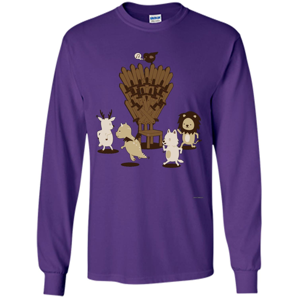 Game Of Musical Thrones Characters T-shirt Purple