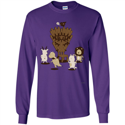 Game Of Musical Thrones Characters T-shirt Purple