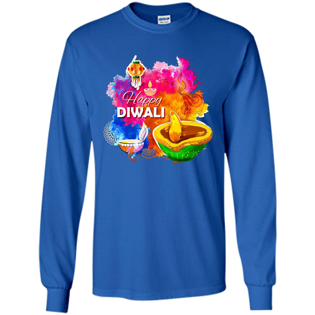 Happy Diwali Deepavali T-Shirt October 19th T-shirt Royal