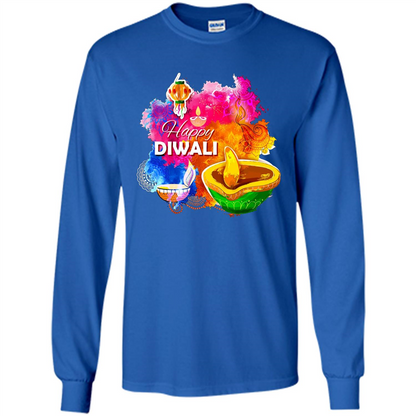 Happy Diwali Deepavali T-Shirt October 19th T-shirt Royal