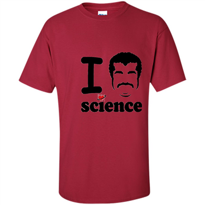 I Love Science T-Shirt Cardinal