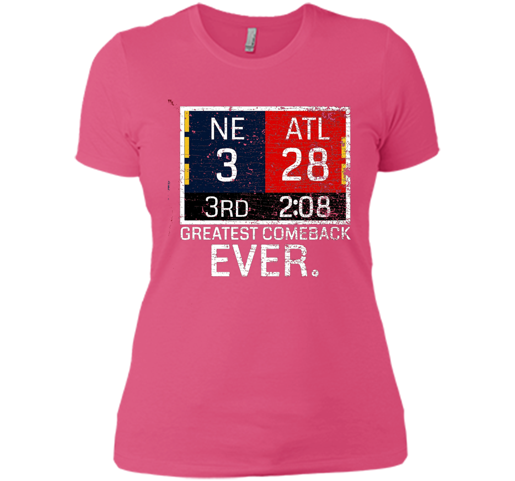 New England 3 - Atlanta 28 T-shirt - Greatest Comeback Ever T-shirt