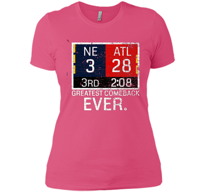 New England 3 - Atlanta 28 T-shirt - Greatest Comeback Ever T-shirt