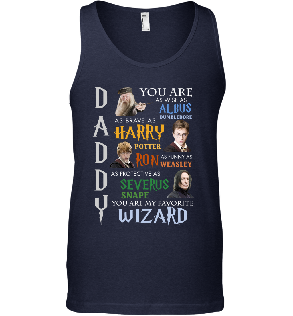 Daddy - You Are My Favorite Wizard Harry Potter Tank Top Tank Top Navy
