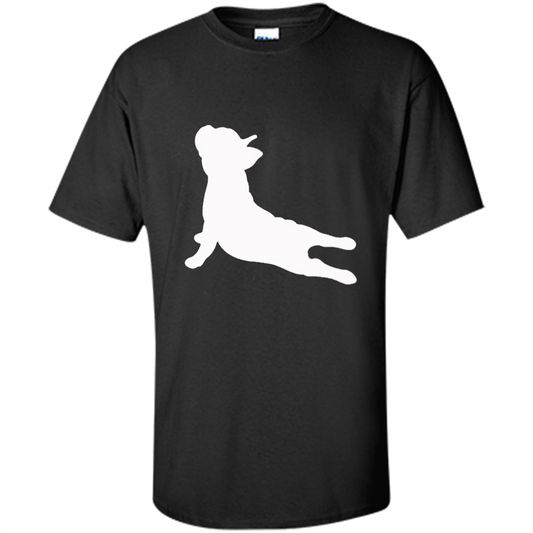 French Bulldog Yoga T-shirt Black