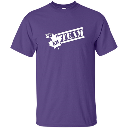 Funny The EH Team Canada T-shirt Purple