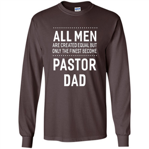 Men's Pastor Dad T-shirt Funny Sayings Men Christian T-shirt