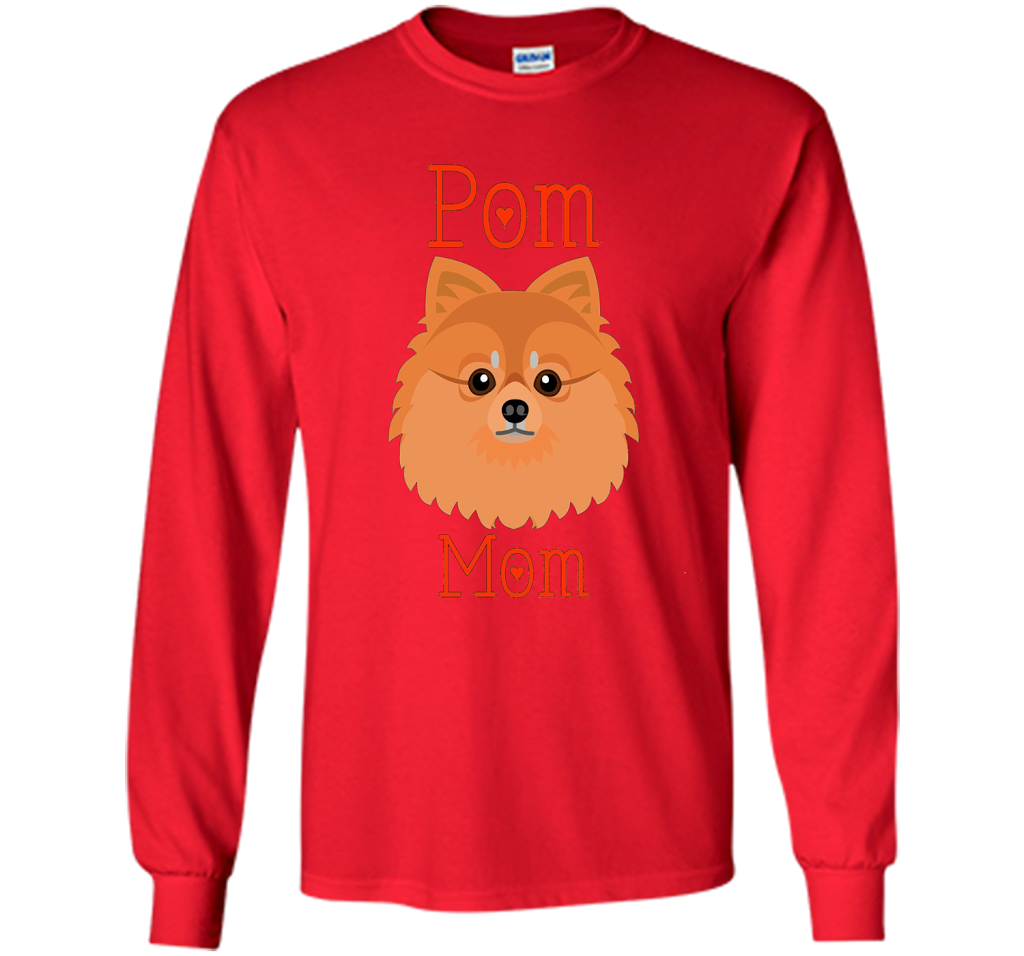 Pom Mom Pomeranian Dog Funny Shirt cool shirt