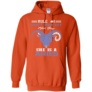 Aries T-shirt Rule Dont Piss Off This Girl T-shirt