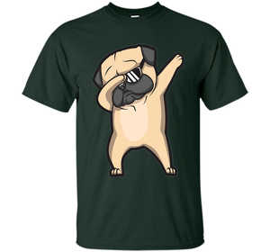 Dog T-shirt Dabbing Pug T-shirt