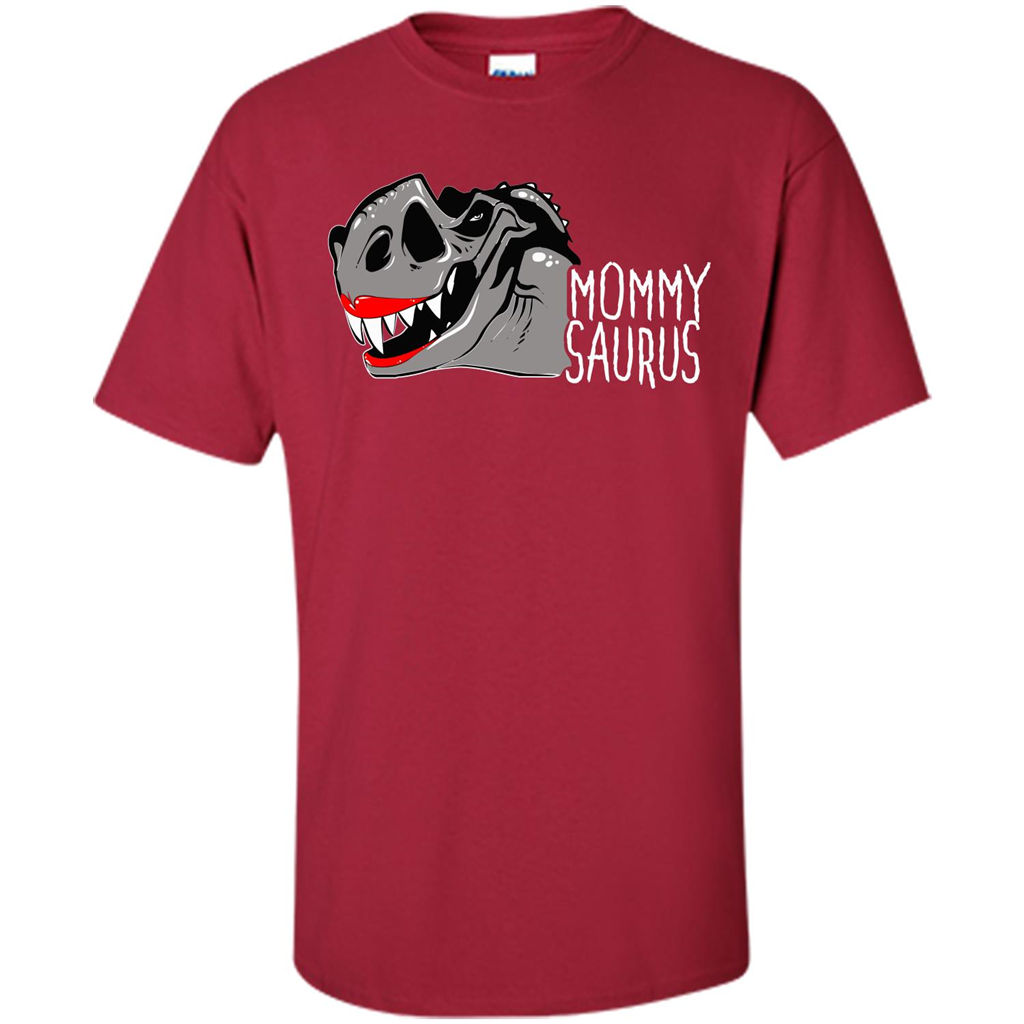 Mommy Saurus T-shirt Cardinal