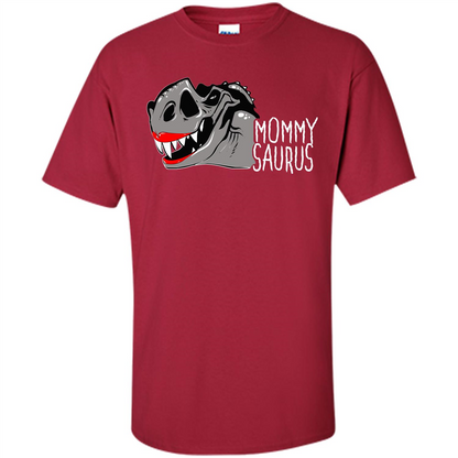 Mommy Saurus T-shirt Cardinal