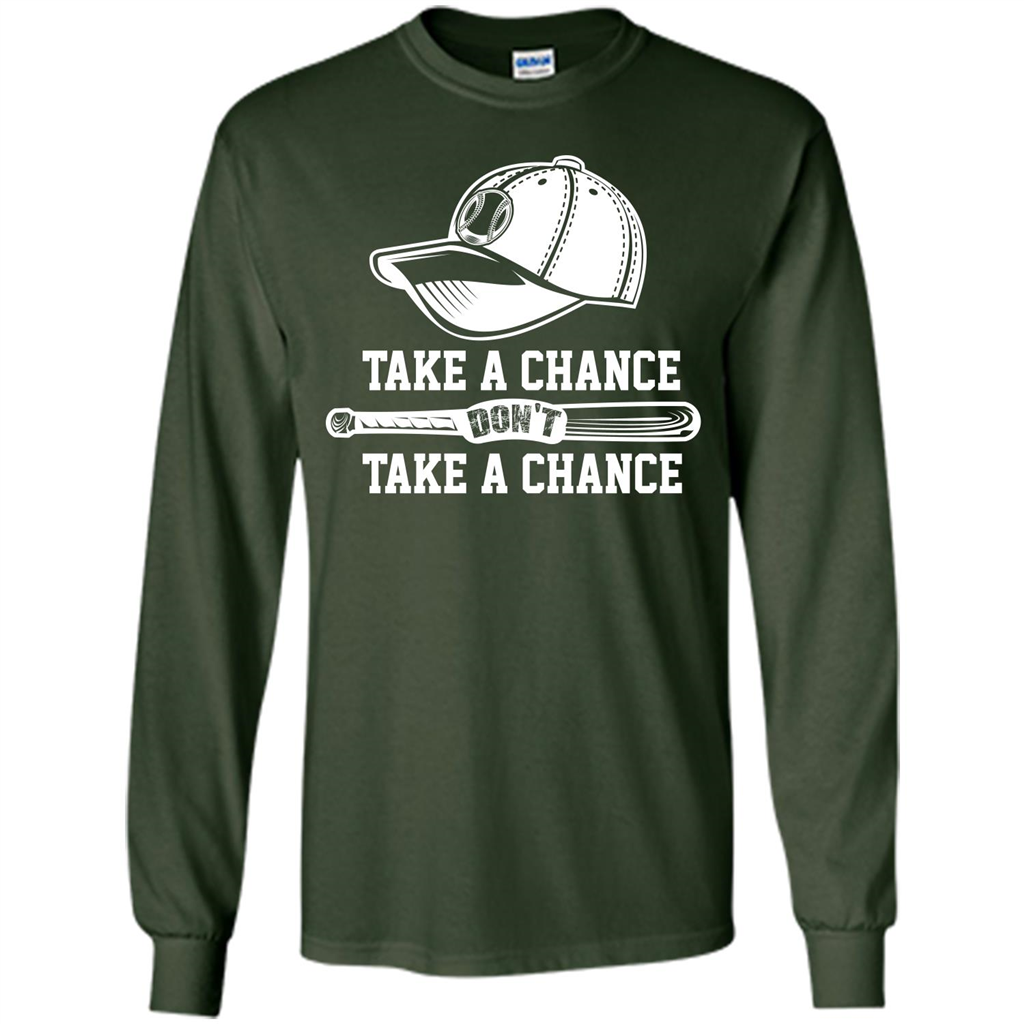 Football T-shirt Take A Chance Don't Take A Chance Forest Green