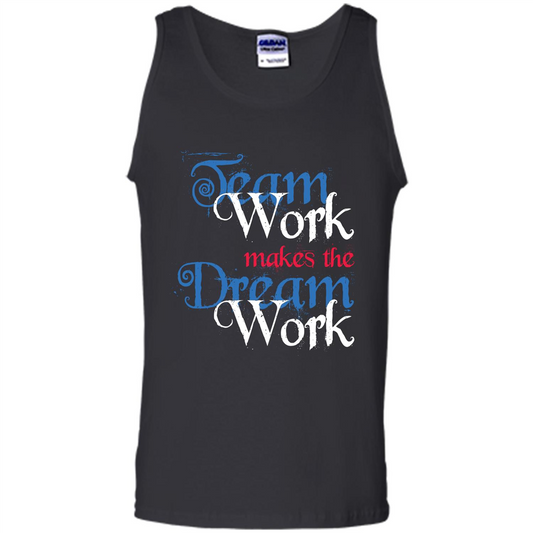 Team Work Makes Dream Work T-shirt Black
