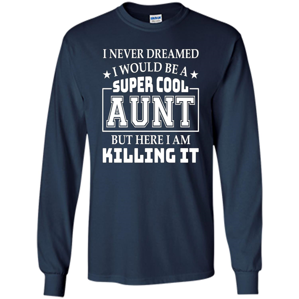 Super Cool Aunt T-shirt Navy
