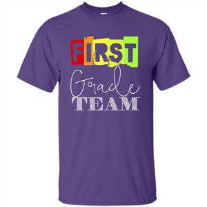 First Grade Team T-shirt School Day T-shirt