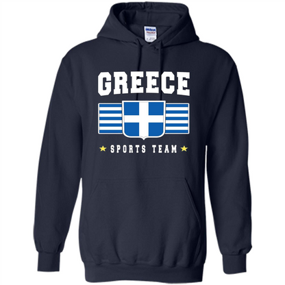 GREECE T-shirt Greek Flag T-shirt Sports Team Navy