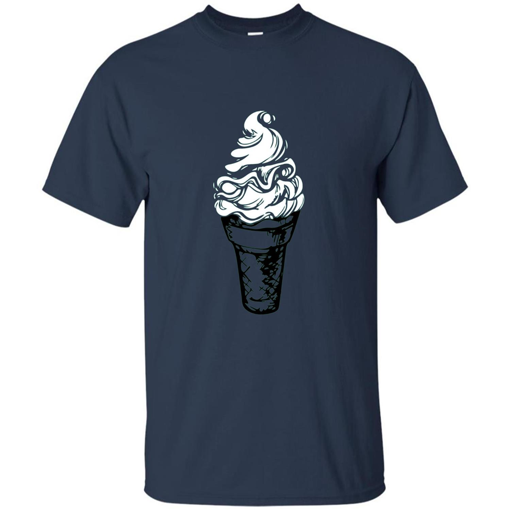 Ice Cream Day T-Shirts Ice Cream Lovers Navy