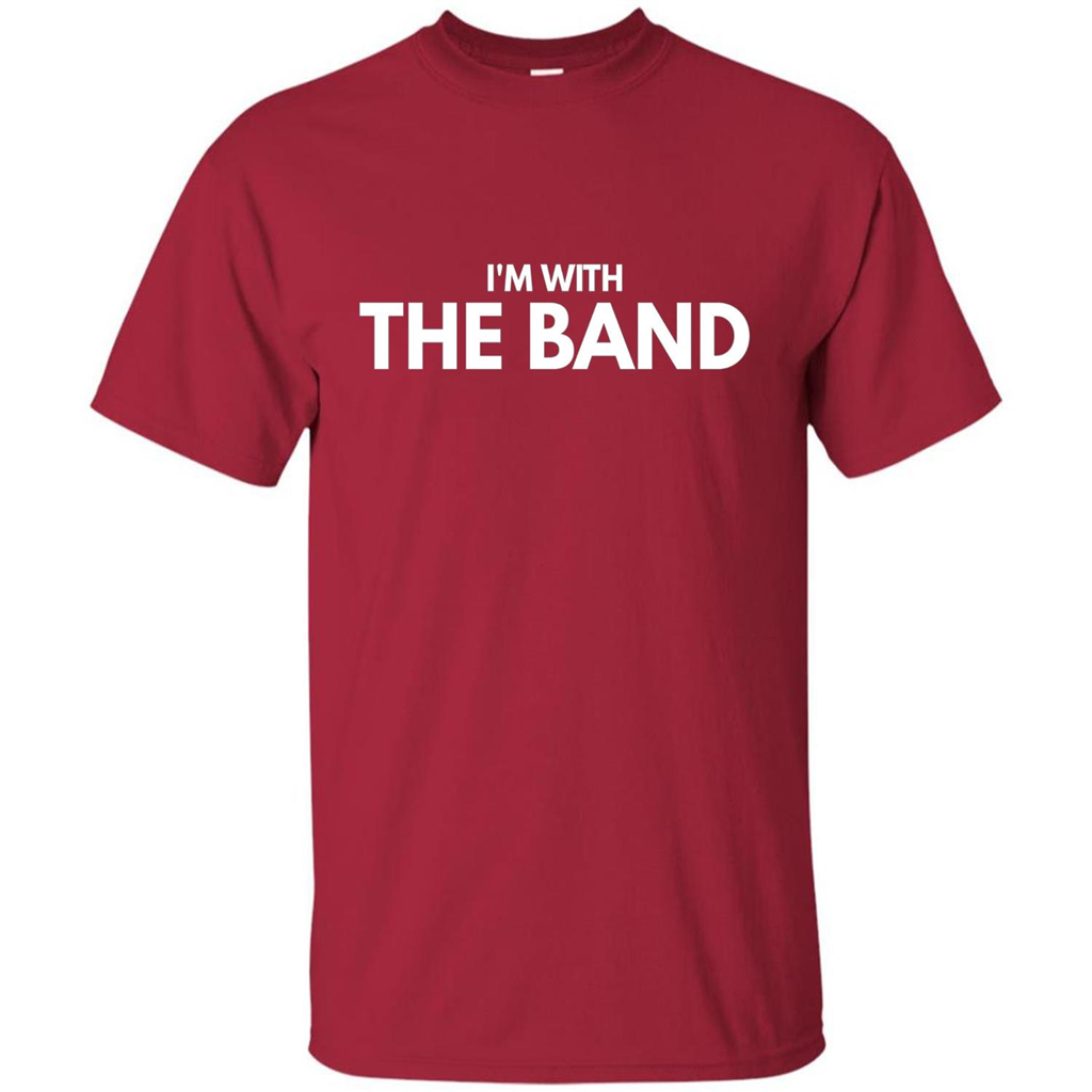 Music Lover T-shirt I'm With The Band Cardinal