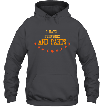 I Hate Everyone And Plant Shirt Hoodie Hoodie Dark Heather