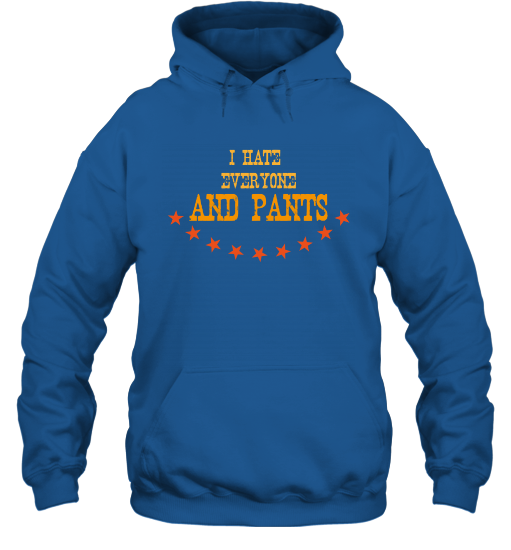 I Hate Everyone And Plant Shirt Hoodie Hoodie Royal