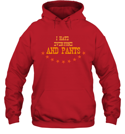 I Hate Everyone And Plant Shirt Hoodie Hoodie Red