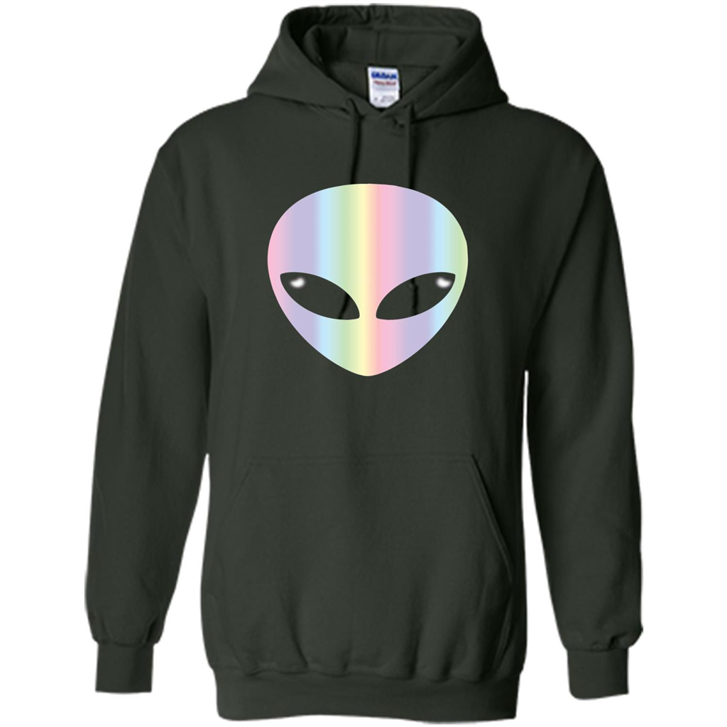 Alien Head T-shirt Forest Green