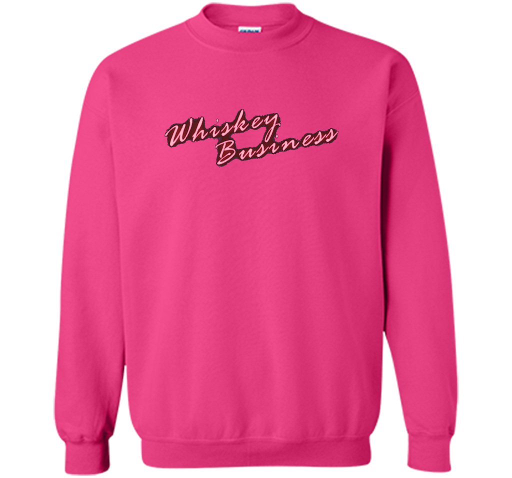 Whiskey Business Drinking 80's T-shirt shirt Heliconia