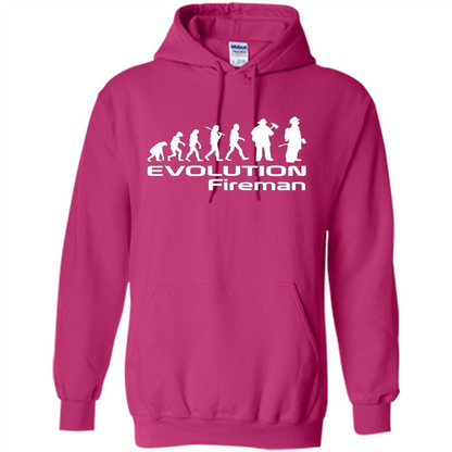 Firefighter T-shirt - Evolution Fireman T-shirt Heliconia