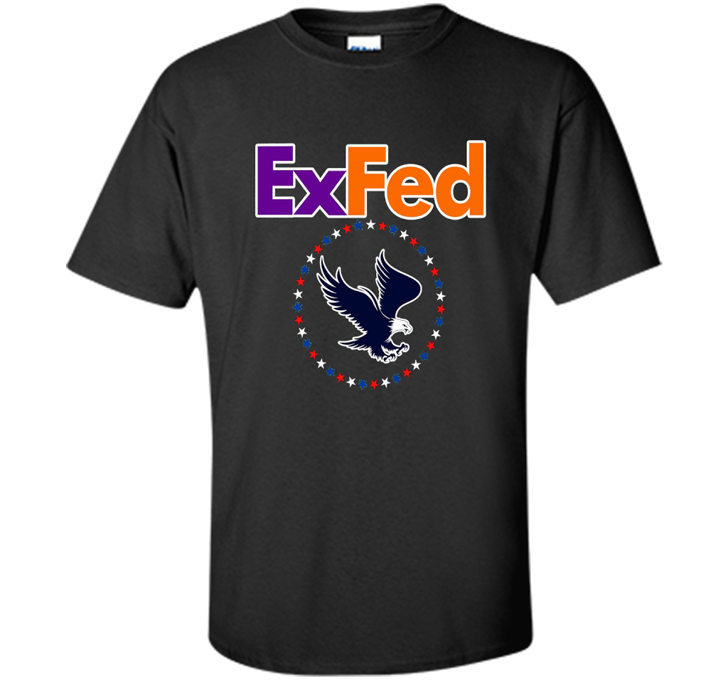 Funny Retired Federal Government Worker EX FED T-shirt t-shirt Black