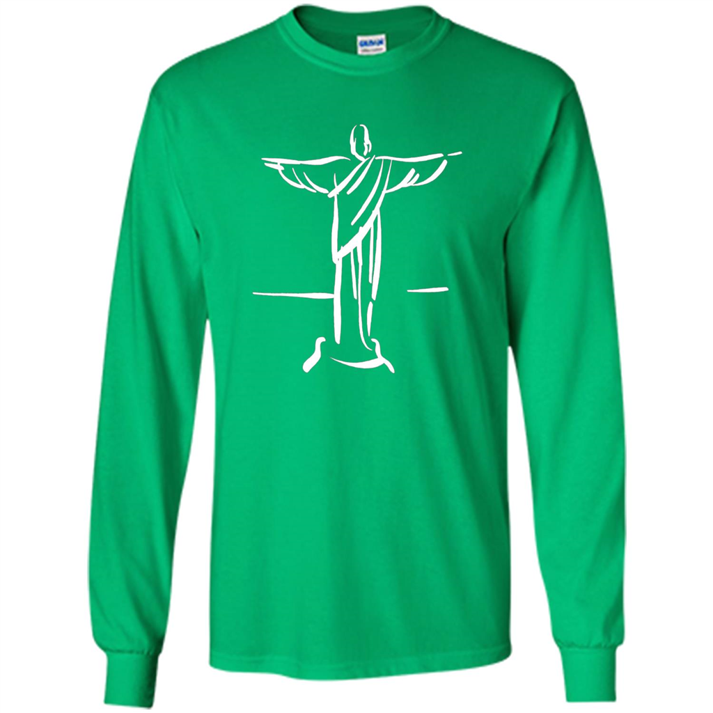 Brazil Christ The Redeemer - Cristo Redentor Brasil T-shirt Irish Green
