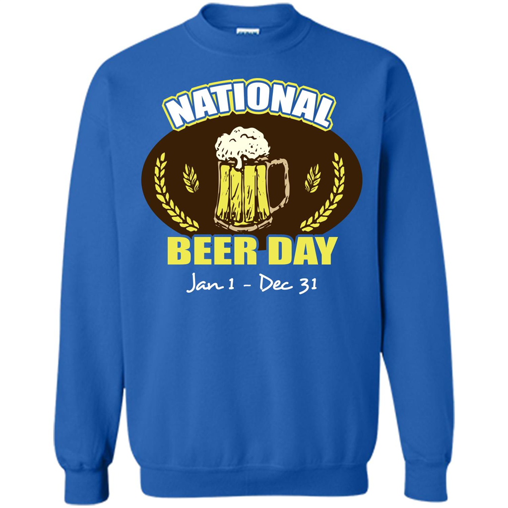 Beer T-shirt National Beer Day Jan1-Dec 31 Royal