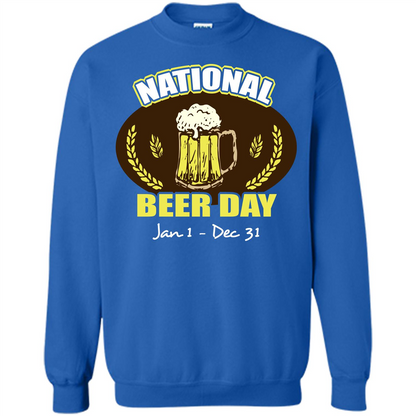 Beer T-shirt National Beer Day Jan1-Dec 31 Royal