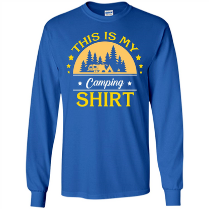 Camping T-shirt This Is My Camping Shirt T-shirt Royal
