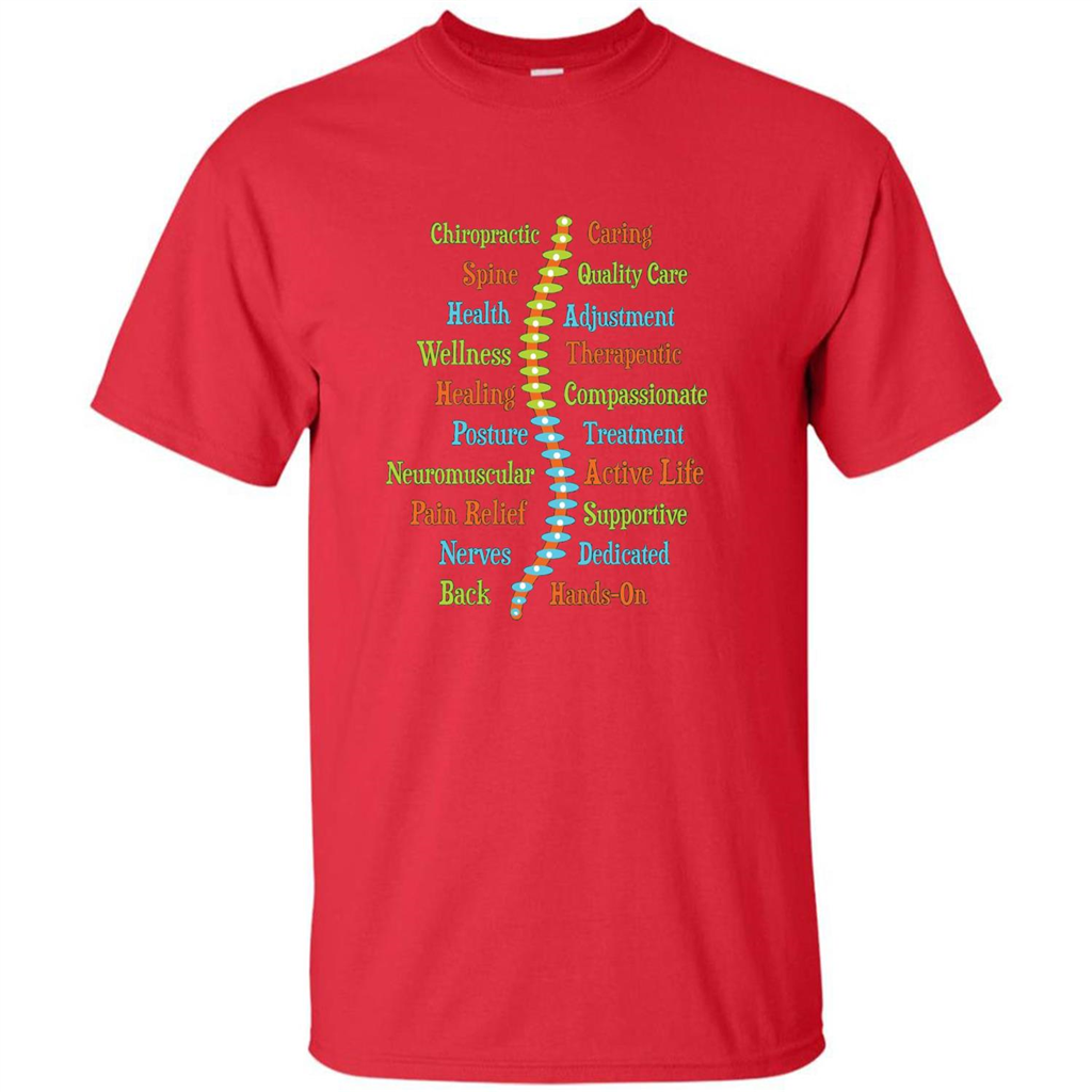 National Chiropractic Health Month Chiropracter T Shirt Red